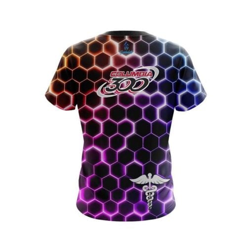 Columbia 300 Medical Snake Hex CoolWick Bowling Jerse - Image 2