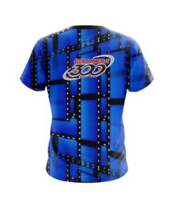 Alternative view of Columbia 300 Movie Reel Blue CoolWick Bowling Jersey