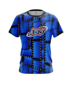 Columbia 300 Movie Reel Blue CoolWick Bowling Jersey