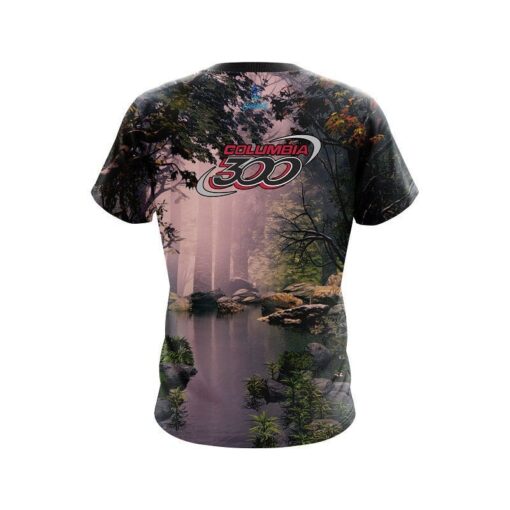 Columbia 300 Mystical Forest  CoolWick Bowling Jersey - Image 2
