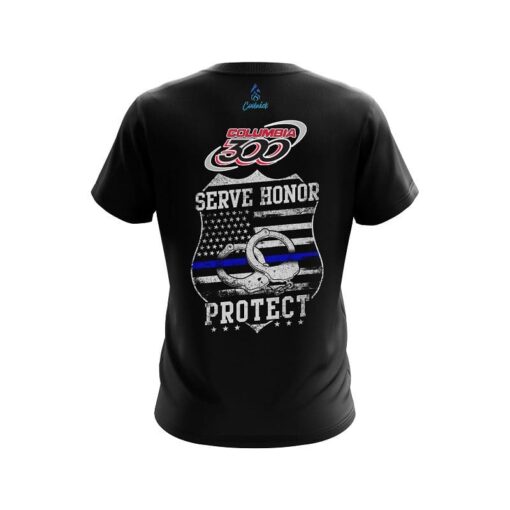 Columbia 300 Police Protect CoolWick Bowling Jersey - Image 2