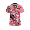 Columbia 300 Red And White Liquid Canvas CoolWick Bowling Jersey