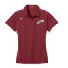 Columbia 300 Team Red Nike Ladies Coolwick Embroidery Dri-Fit Sport Swoosh Pique Polo