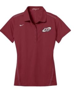 Columbia 300 Team Red Nike Ladies Coolwick Embroidery Dri-Fit Sport Swoosh Pique Polo
