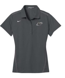 Columbia 300 Flint Grey Nike Ladies Coolwick Embroidery Dri-Fit Sport Swoosh Pique Polo