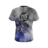 DV8 Blue And Grey Canvas CoolWick Bowling Jersey - Image 2