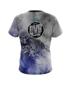 Alternative view of DV8 Blue And Grey Canvas CoolWick Bowling Jersey