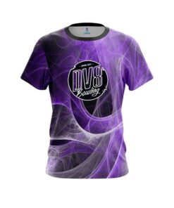 DV8 Energy Swirls Purple CoolWick Bowling Jersey
