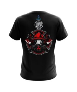 Alternative view of DV8 Firefighter Gas Mask CoolWick Bowling Jersey