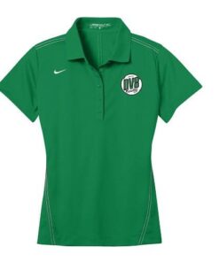 DV8 Lucky Green Nike Ladies Coolwick Embroidery  Dri-Fit Sport Swoosh Pique Polo
