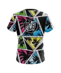 Alternative view of DV8 Summer Palms CoolWick Bowling Jersey