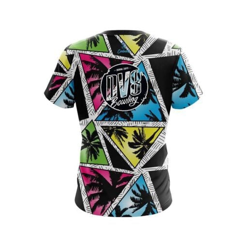 DV8 Summer Palms CoolWick Bowling Jersey - Image 2