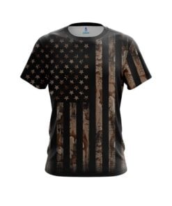 Plain Desert Camo Flag CoolWick Bowling Jersey