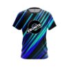 Ebonite Blue And Green Digital Stripe CoolWick Bowling Jersey