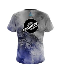 Alternative view of Ebonite Blue And Grey Canvas CoolWick Bowling Jersey