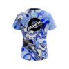 Ebonite Blue And White Liquid Canvas CoolWick Bowling Jersey - Image 2