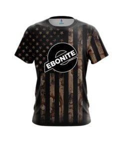 Ebonite Desert Camo Flag CoolWick Bowling Jersey