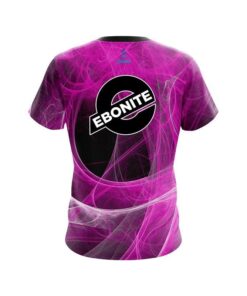 Alternative view of Ebonite Energy Swirls Pink CoolWick Bowling Jersey
