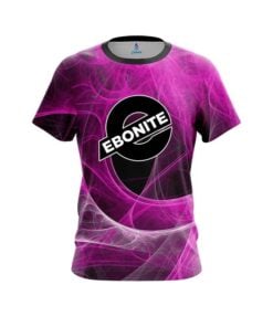 Ebonite Energy Swirls Pink CoolWick Bowling Jersey