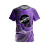 Ebonite Energy Swirls Purple CoolWick Bowling Jersey
