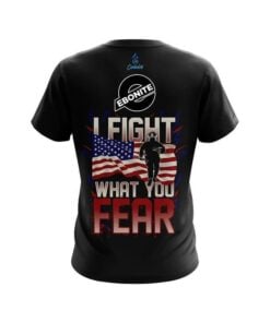 Alternative view of Ebonite Brave Fire Fighter CoolWick Bowling Jersey