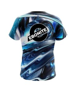 Alternative view of Ebonite Futuristic Plasma Waves CoolWick Bowling Jersey