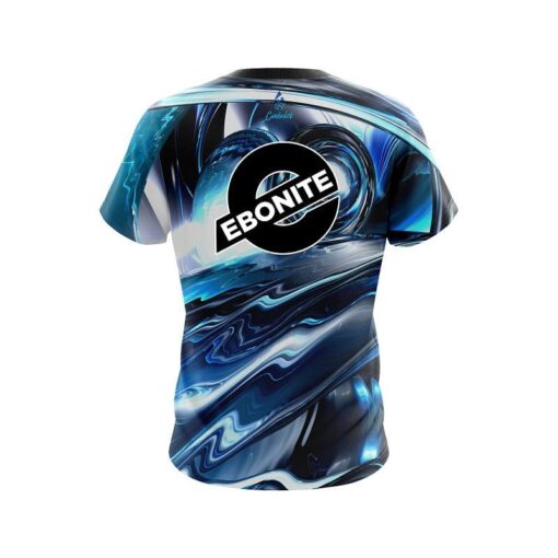 Ebonite Futuristic Plasma Waves CoolWick Bowling Jersey - Image 2