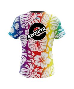 Alternative view of Ebonite Hawaiian Tropical Leafs CoolWick Bowling Jersey
