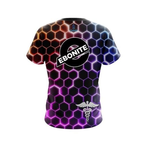 Ebonite Medical Snake Hex CoolWick Bowling Jersey - Image 2