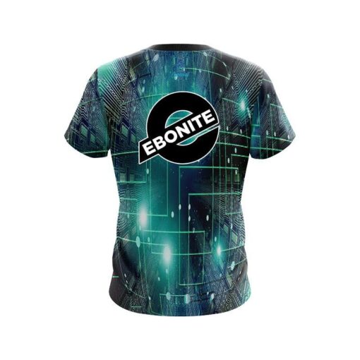 Ebonite Motherboard Aqua CoolWick Bowling Jersey - Image 2