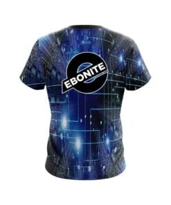 Alternative view of Ebonite Motherboard Blue CoolWick Bowling Jersey