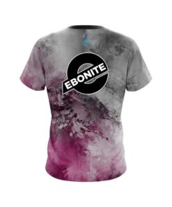 Alternative view of Ebonite Pink And Grey Canvas CoolWick Bowling Jersey