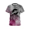 Ebonite Pink And Grey Canvas CoolWick Bowling Jersey