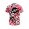 Ebonite Red And White Liquid Canvas CoolWick Bowling Jersey - Image 2