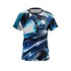 Plain Futuristic Plasma Waves CoolWick Bowling Jersey