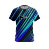 Hammer Blue And Green Digital Stripe CoolWick Bowling Jersey