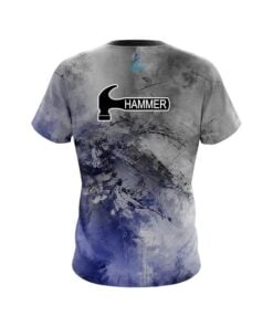 Alternative view of Hammer Blue And Grey Canvas CoolWick Bowling Jersey