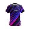 Hammer Blue And Pink Digital Stripe CoolWick Bowling Jersey