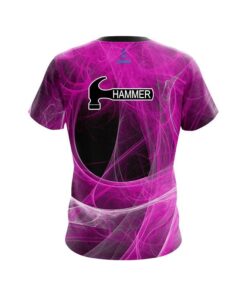 Alternative view of Hammer Energy Swirls Pink CoolWick Bowling Jersey