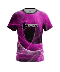 Hammer Energy Swirls Pink CoolWick Bowling Jersey