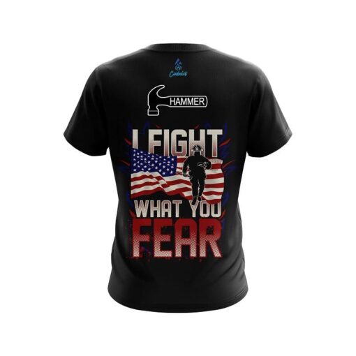 Hammer Brave Fire Fighter CoolWick Bowling Jersey - Image 2