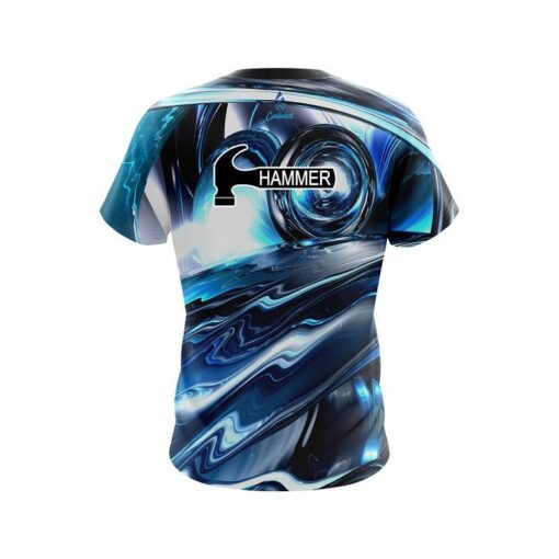 Hammer Futuristic Plasma Waves CoolWick Bowling Jersey - Image 2