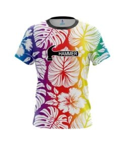Hammer Hawaiian Tropical Leafs CoolWick Bowling Jersey