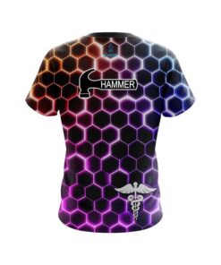 Alternative view of Hammer Medical Snake Hex CoolWick Bowling Jersey