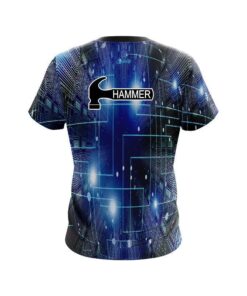 Alternative view of Hammer Motherboard Blue CoolWick Bowling Jersey