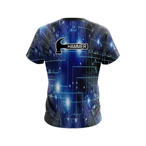Hammer Motherboard Blue CoolWick Bowling Jersey - Image 2