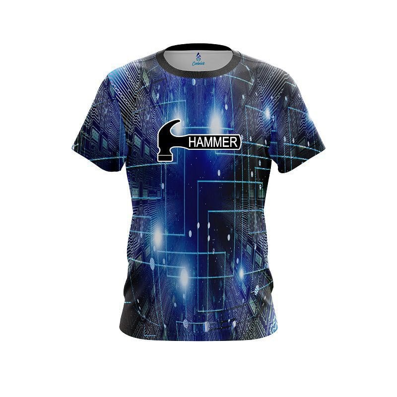 Hammer Motherboard Blue CoolWick Bowling Jersey