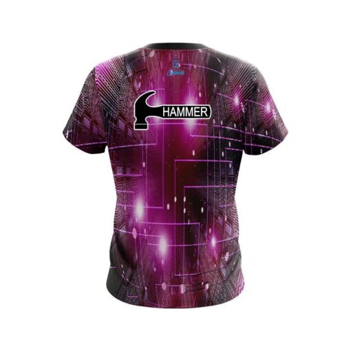 Hammer Motherboard Pink CoolWick Bowling Jersey - Image 2