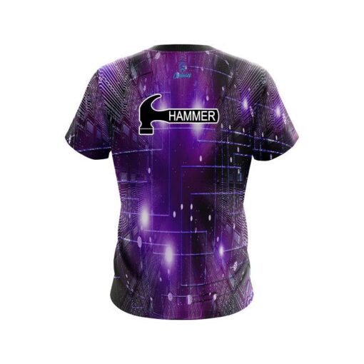 Hammer Motherboard Purple CoolWick Bowling Jersey - Image 2