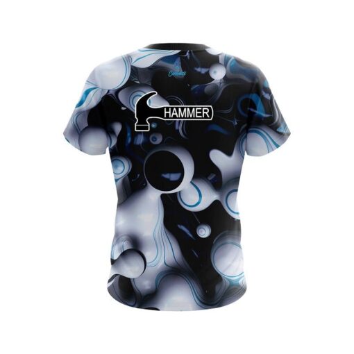 Hammer Paint Swirl Blob CoolWick Bowling Jersey - Image 2